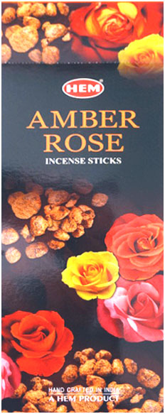 Incense hem amber rose hexa 20g