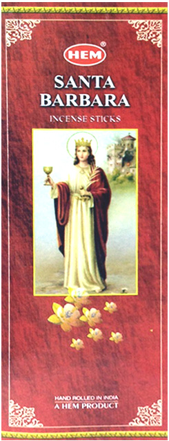 Encens hem sainte barbara hexa 20g