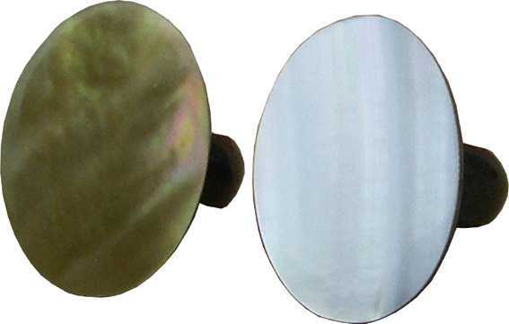 Resin & shell ring x6