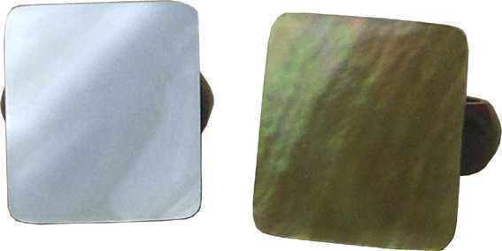 Anello in resina e madreperla x6