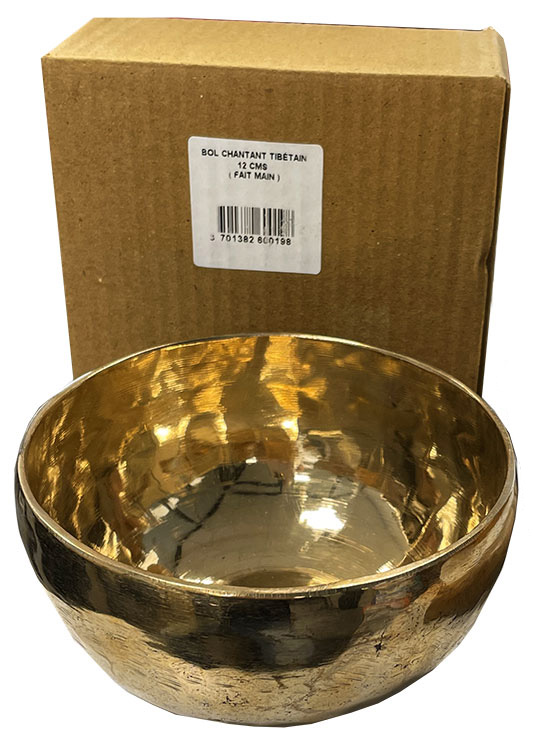 Tibetan singing bowl 7 metals gold 700g