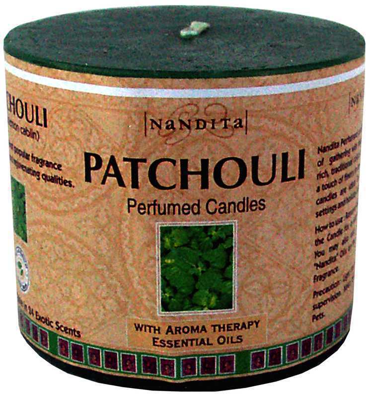 Bougie parfumée nandita patchouli PM
