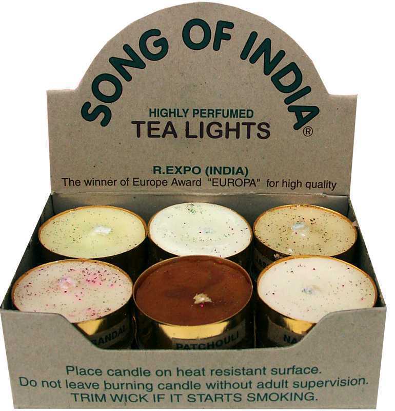 BOX OF 12 PERFUMED CANDLES