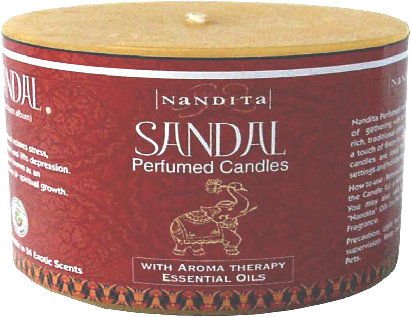 Sandal perfumed nandita candle Xs