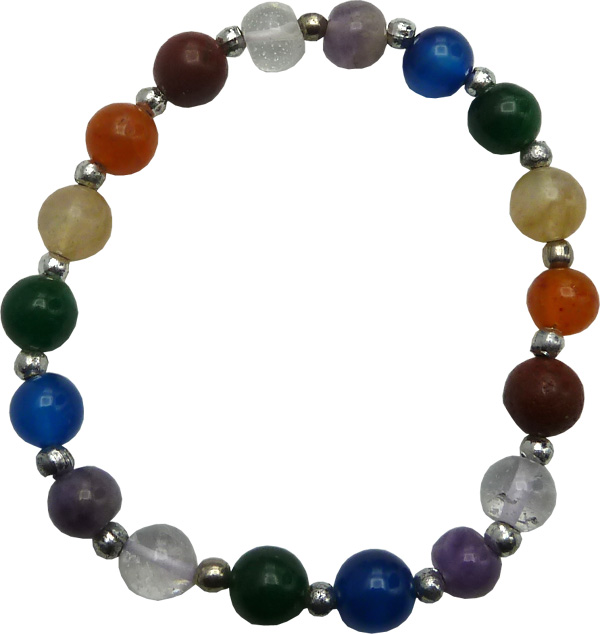 Bracelet pierres Chakra 18cm
