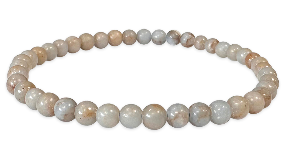 Angelite beads bracelet 4-5mm