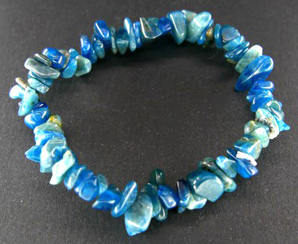Bracelet Apatite AB chips 18cm