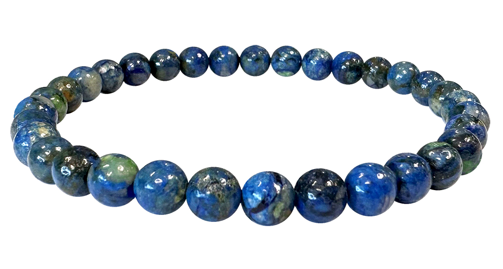 AA Natural Malachite Azurite Bracelet beads 5-6mm