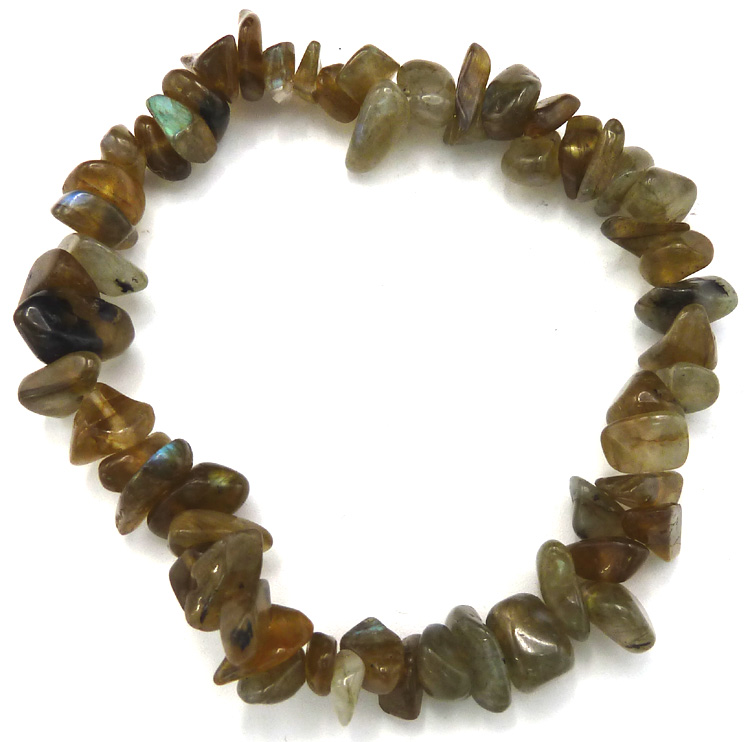 Bracelet Labradorite 'A' chips18cm