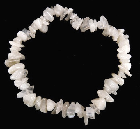 Bracciale pierre de lune con patatine extra 18 cm