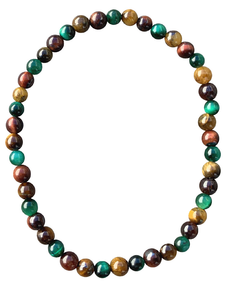 Bracciale multiuso per occhi di tigre 4mm