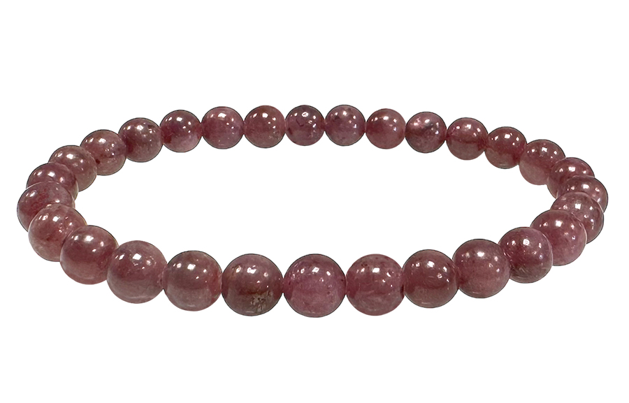 Bracelet Rubis AA perles 6-7mm