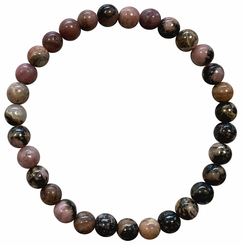 Braccialetto in rodonite perles 6mm