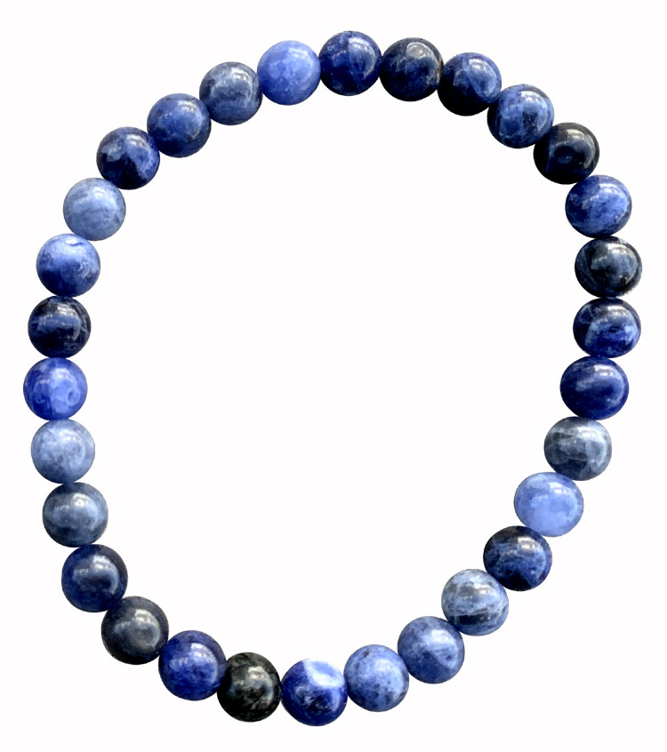 Bracciale Sodalite perles 6mm
