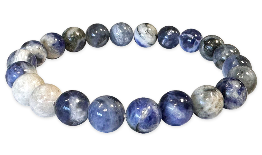 Bracciale Sodalite perles 8mm