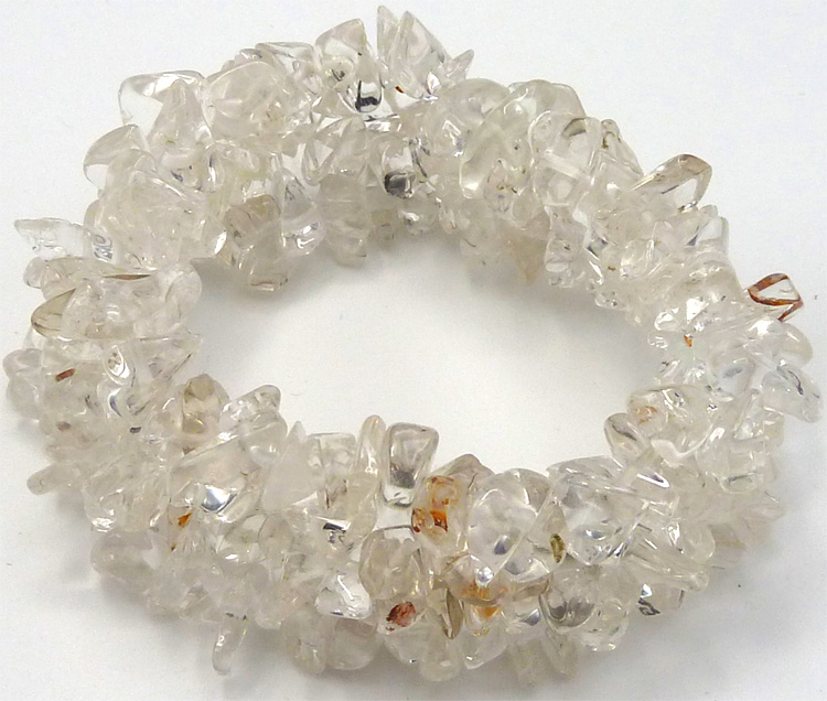 Bracelet baroque cristal de roche