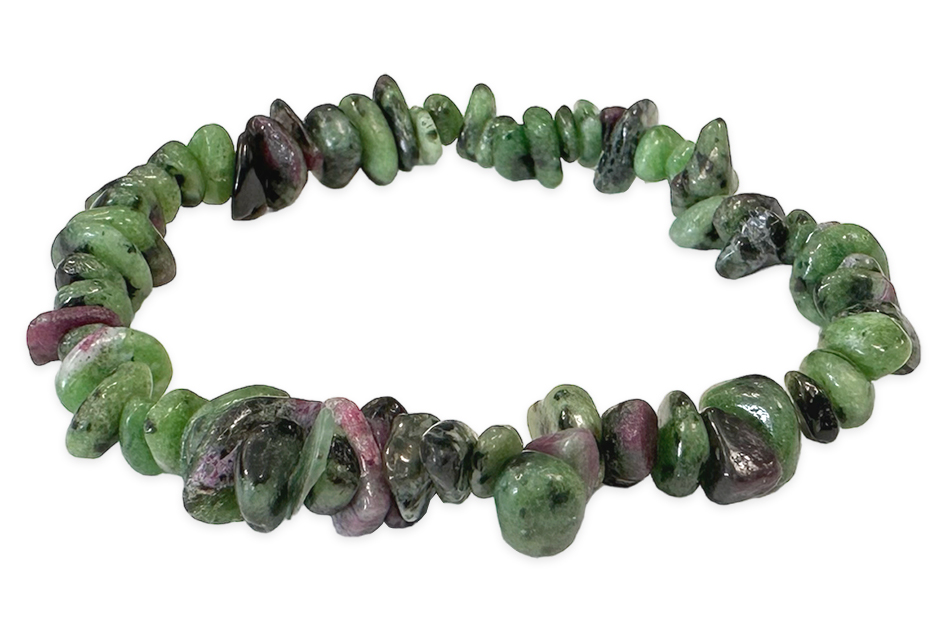 Bracelet Rubis Zoisite A chips 18cm