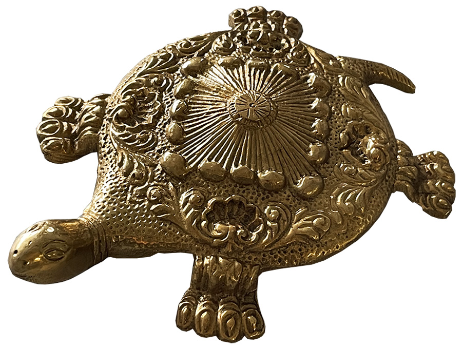 Turtle brass 13.5cm