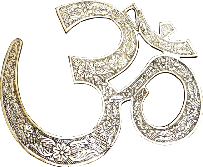 Om Mural bronze 21 cm