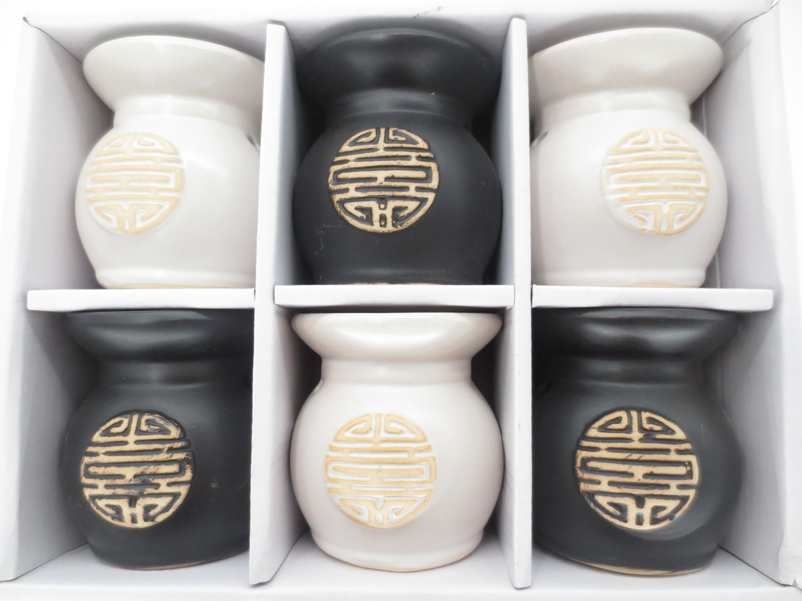 Set di 6 fuochi d'artificio cinesi 8 cm