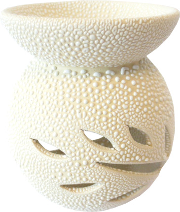 Bruleur blanc ajouré 9cm
