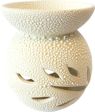 Brûleur blanc ajouré 11cm