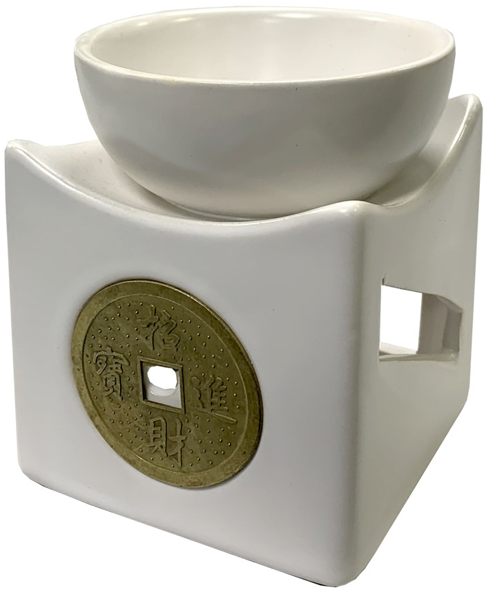 Black oil burner with lucky 10cm