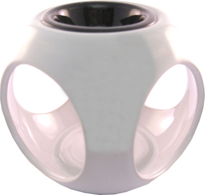 Bruciatore ovale bianco 10cm