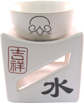 Bruleur feng shui blanc 10cm