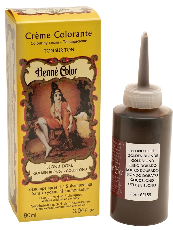 Crema allrr39;henne tinta biondo dorato 90ml