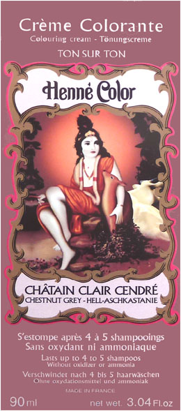 Henna colouring cream chesnut grey 90ml