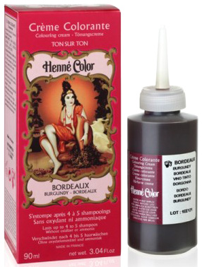 Henna colouring cream henné color burgundy 90ml