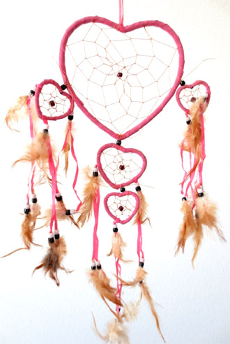 Dreamcatcher coeur 17cm x6