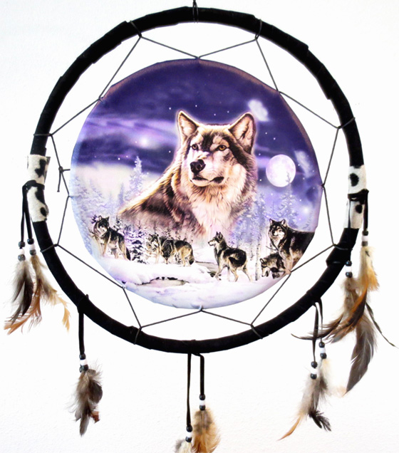 Dreamcatcher meute de loups 40cm