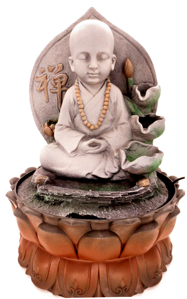 Fontaine led moine Shaolin 39cm