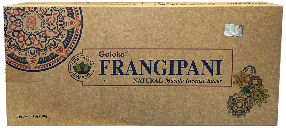 Encens goloka frangipani oraganica massala 6x15g