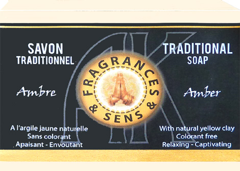 Savon fragrances & sens ambre 100g