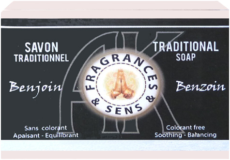 Savon fragrances & sens benjoin 100g