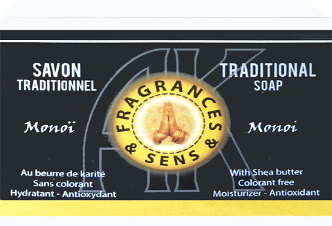 Savon fragrances & sens monoi 100g