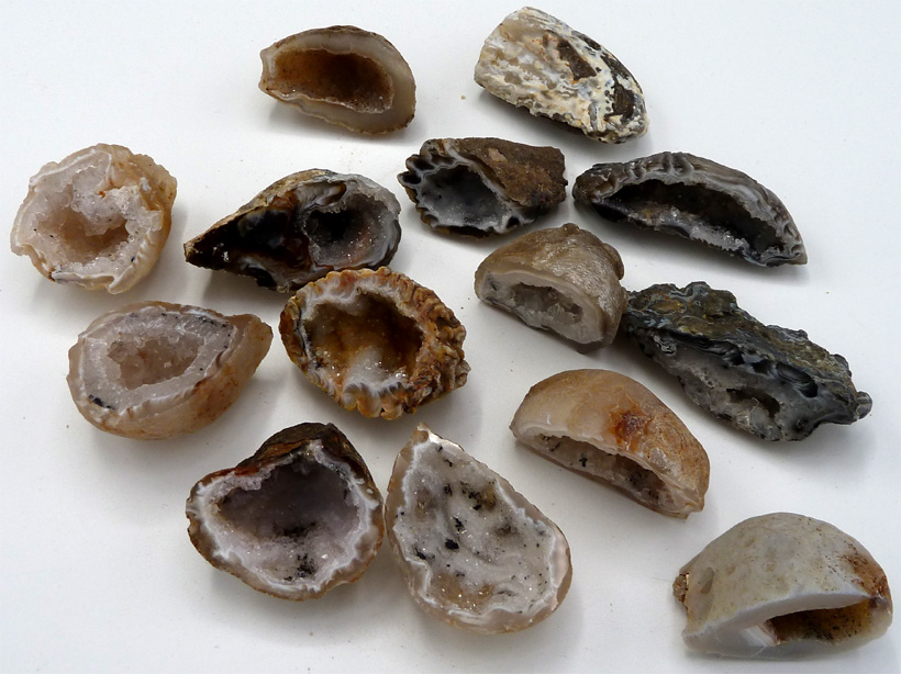 Mini Crystalized Agate Geode 250g