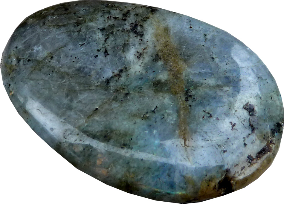 Labradorite galet plat 30g
