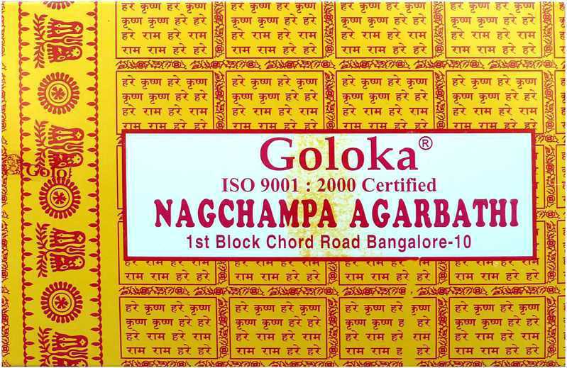 Encens goloka nag champa 16g