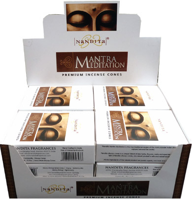 Encens nandita mantra meditation cones