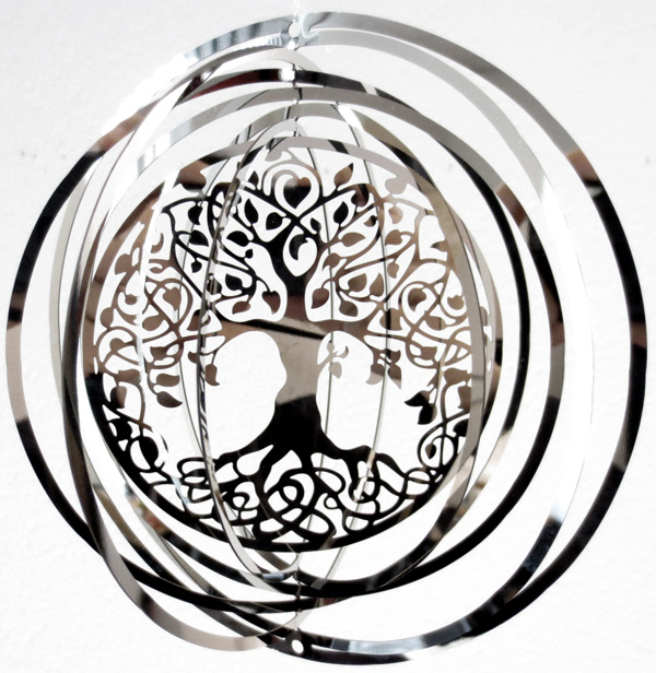 Mobile stainless arbre de vie 10cm