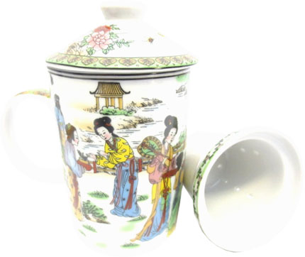 Mug Théière, porcelaine femmes chinoises