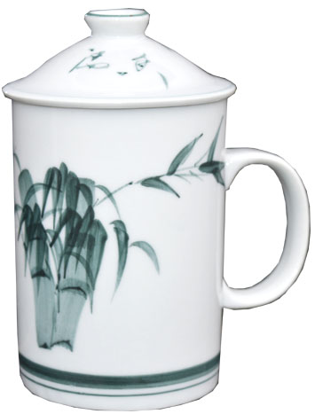 Mug Théière, village bamboo porcelaine