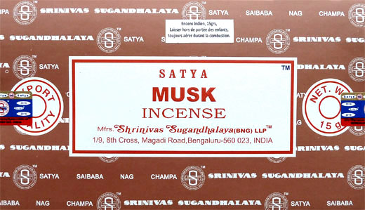 Encens satya musk 15g