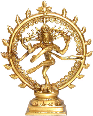 Brass natraj dancing shiva 15cm