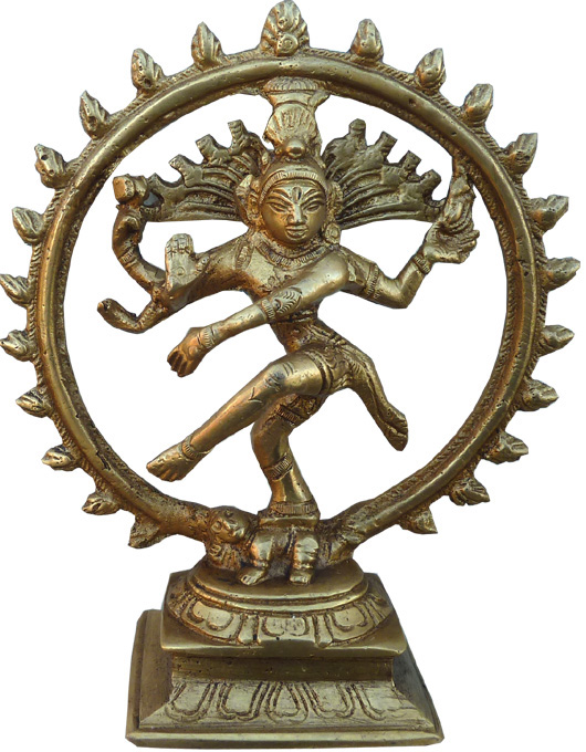 Natraj dancing Shiva Brass 19.5cm
