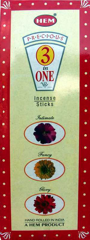 Encens Hem Precious 3 en 1 Hexa 20g